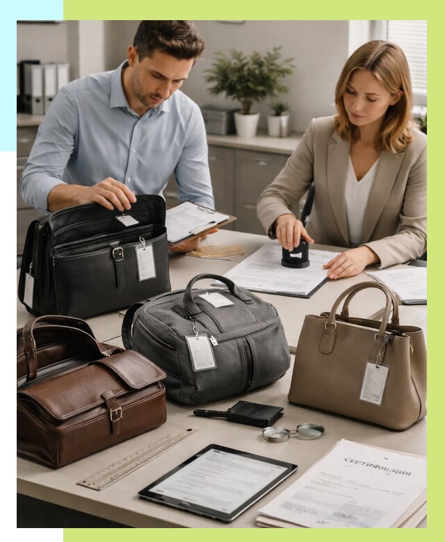 Сертификация сумок в Муре от 7658 руб. | Алешин-Мум