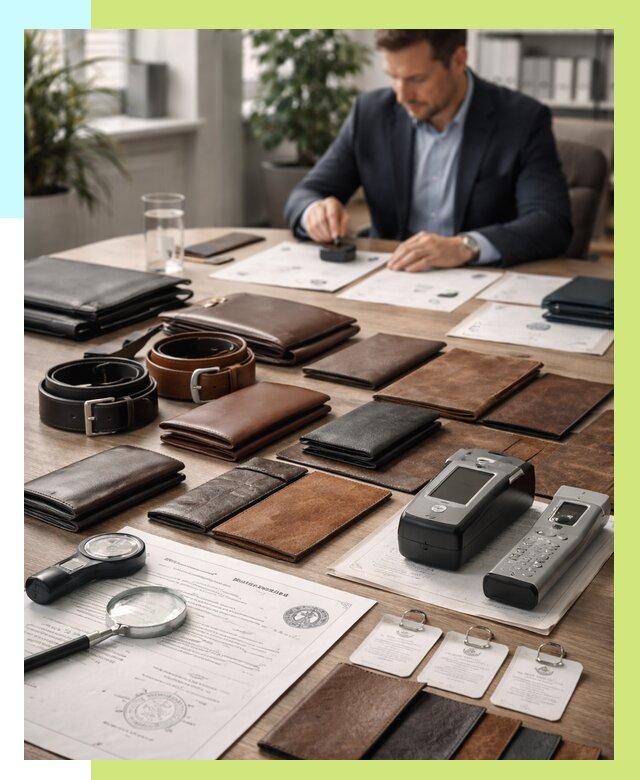 Сертификация кожаных изделий в Муре от 12252 р. | Алешин-Мум