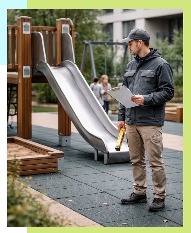 Сертификация детских площадок в Муре от 25525 р. | Алешин-Мум