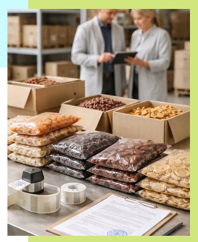 Сертификация сухофруктов в Муре от 12252 р. | Алешин-Мум под ключ