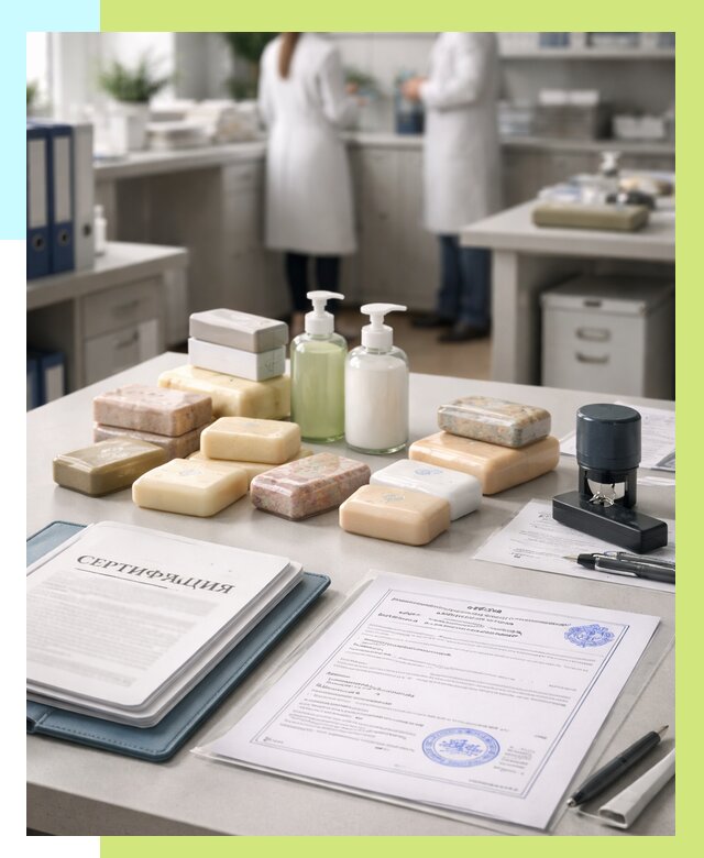 Сертификация мыла и сертификат на мыло в Муре от 12252 | Алешин-Мум