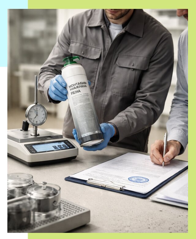 Сертификация монтажной пены в Муре от 15315 р. | Алешин-Мум