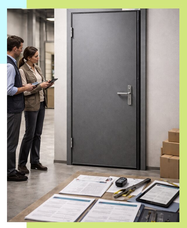 Сертификация противопожарных дверей в Муре от 9189 р. | Алешин-Мум