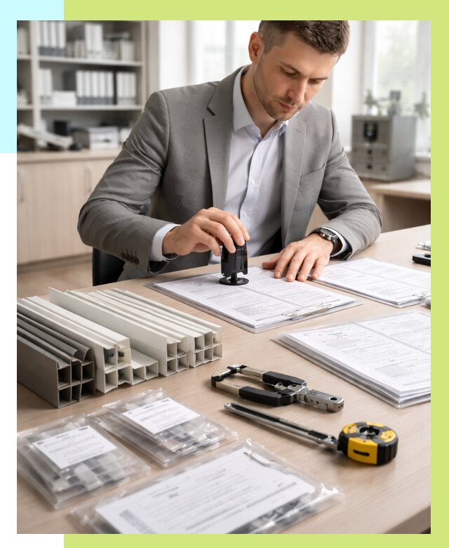 Сертификация ПВХ продукции в Муре от 8679 р., Алешин-Мум