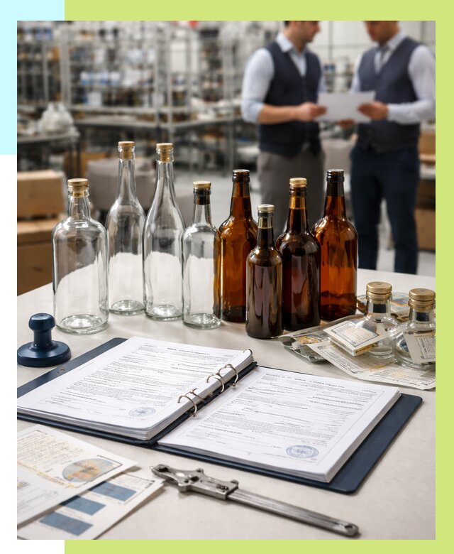 Сертификация стеклянных бутылок в Муре от 25525 р. | Алешин-Мум