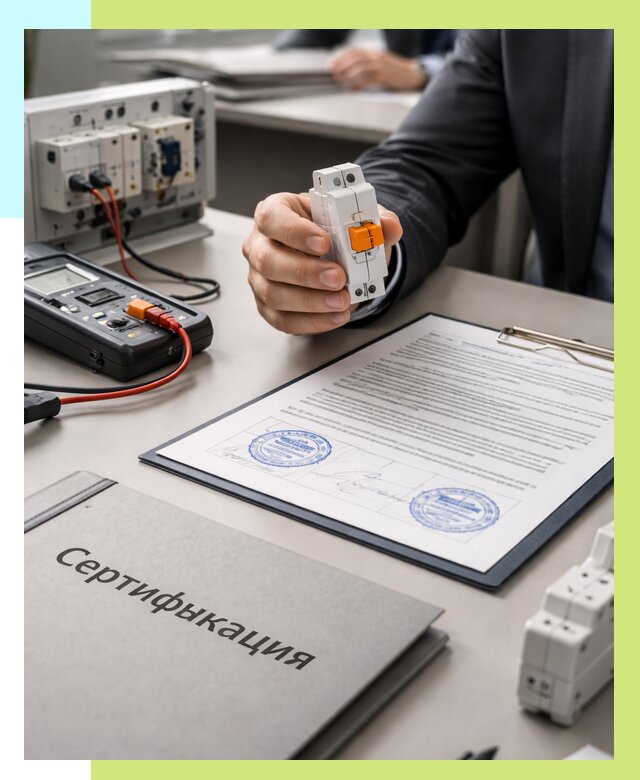 Сертификация выключателей под ключ в Муре от 15315 р. | Алешин-Мум
