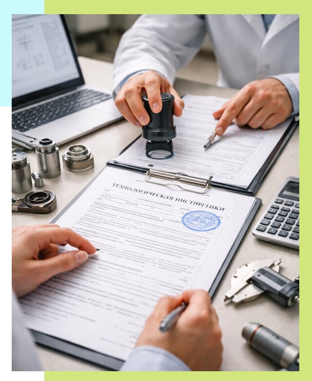 Технологическая инструкция в Муре от 8679 р., под ключ Алешин-Мум