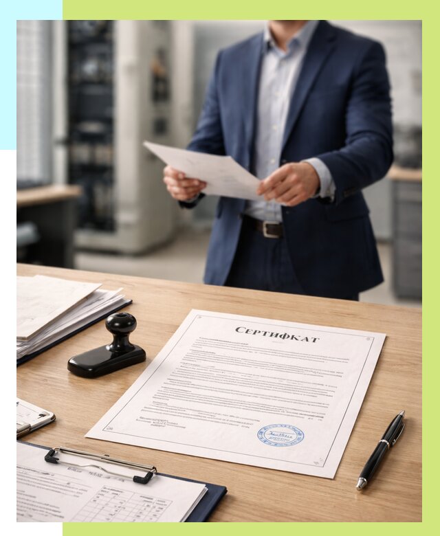 Сертификат на оборудование в Муре от 15315 р. | Алешин-Мум