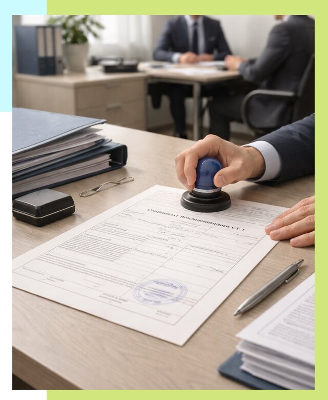 Сертификат происхождения СТ 1 в Муре от 4595 р. | Алешин-Мум