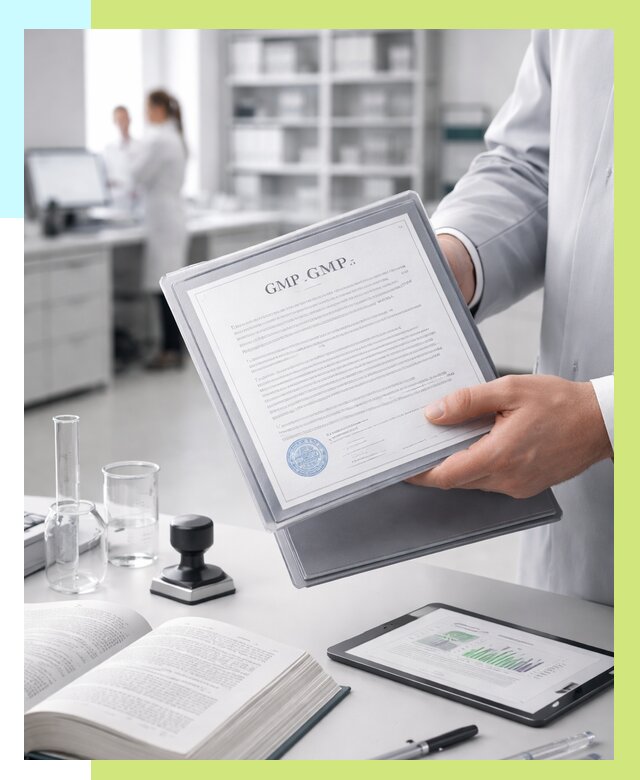 Сертификат GMP в Муре под ключ от 86785 р. | Алешин-Мум