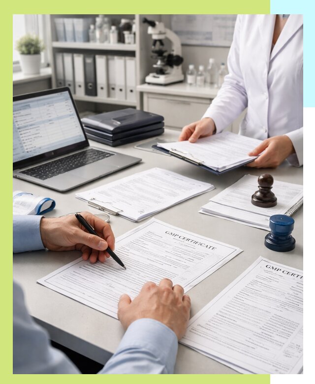 Оформление сертификата GMP в Муре для фармпроизводства