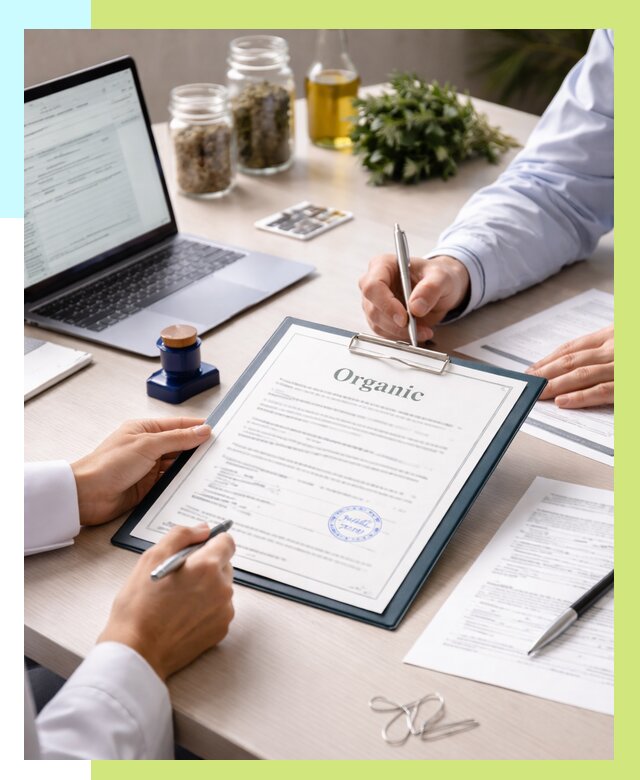 Оформление сертификат органик в Муре от 30630 р. | Алешин-Мум