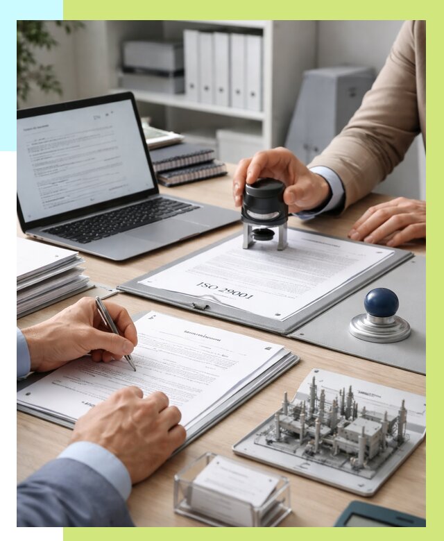 Сертификат ISO 29001 в Муре под ключ от 76575 р. | Алешин-Мум