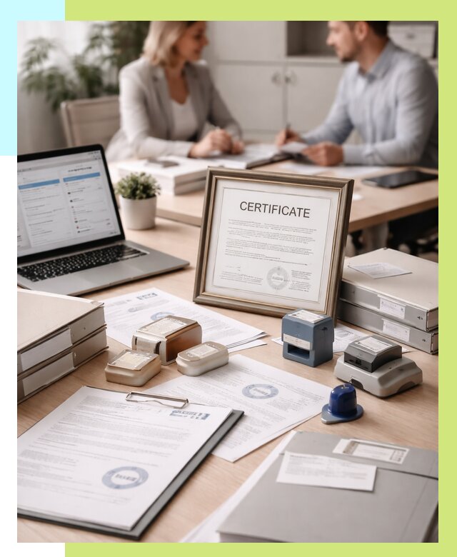 Сертификация компании в Муре от 45945 р. | Алешин-Мум — заказ